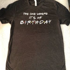 Birthday Graphic Tee - Black